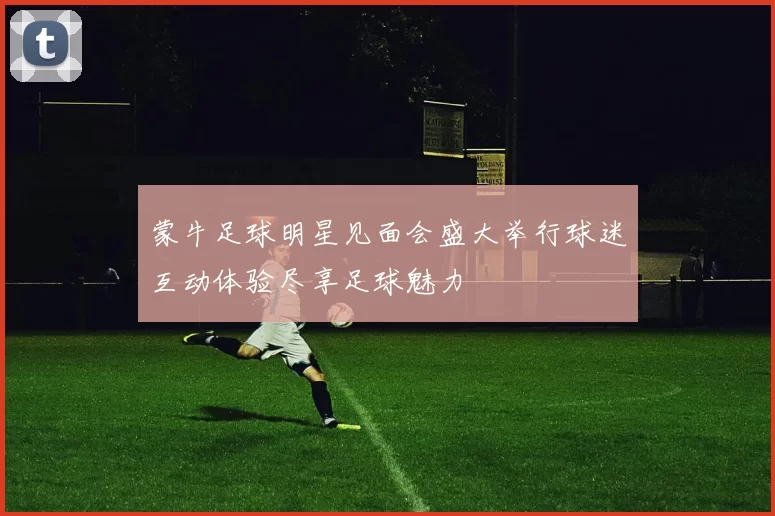 蒙牛足球明星见面会盛大举行球迷互动体验尽享足球魅力