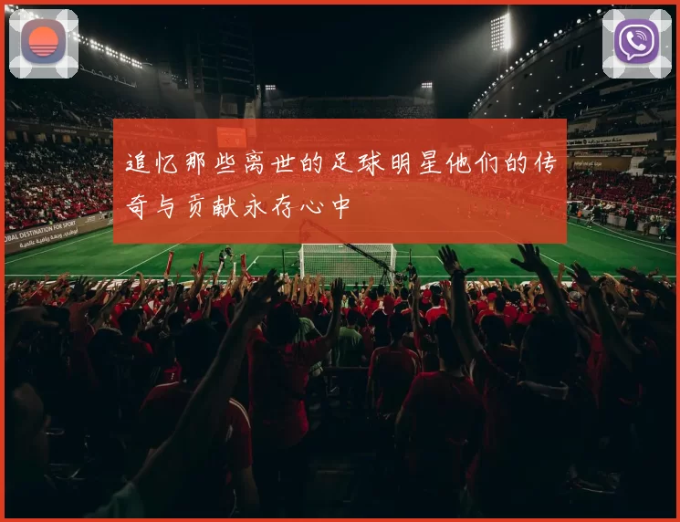 追忆那些离世的足球明星他们的传奇与贡献永存心中