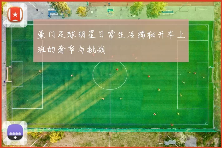豪门足球明星日常生活揭秘开车上班的奢华与挑战
