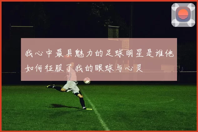 我心中最具魅力的足球明星是谁他如何征服了我的眼球与心灵